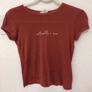 Maroon Quoted Top